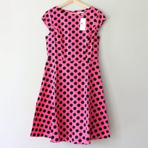 ❗Closing Closet❗Pink Polka Dot Party Swing Dress
